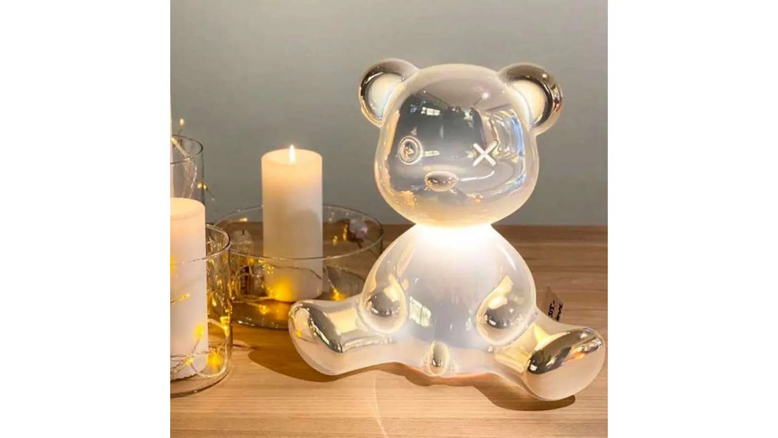 Lampada da tavolo Teddy Boy Metal di Qeeboo