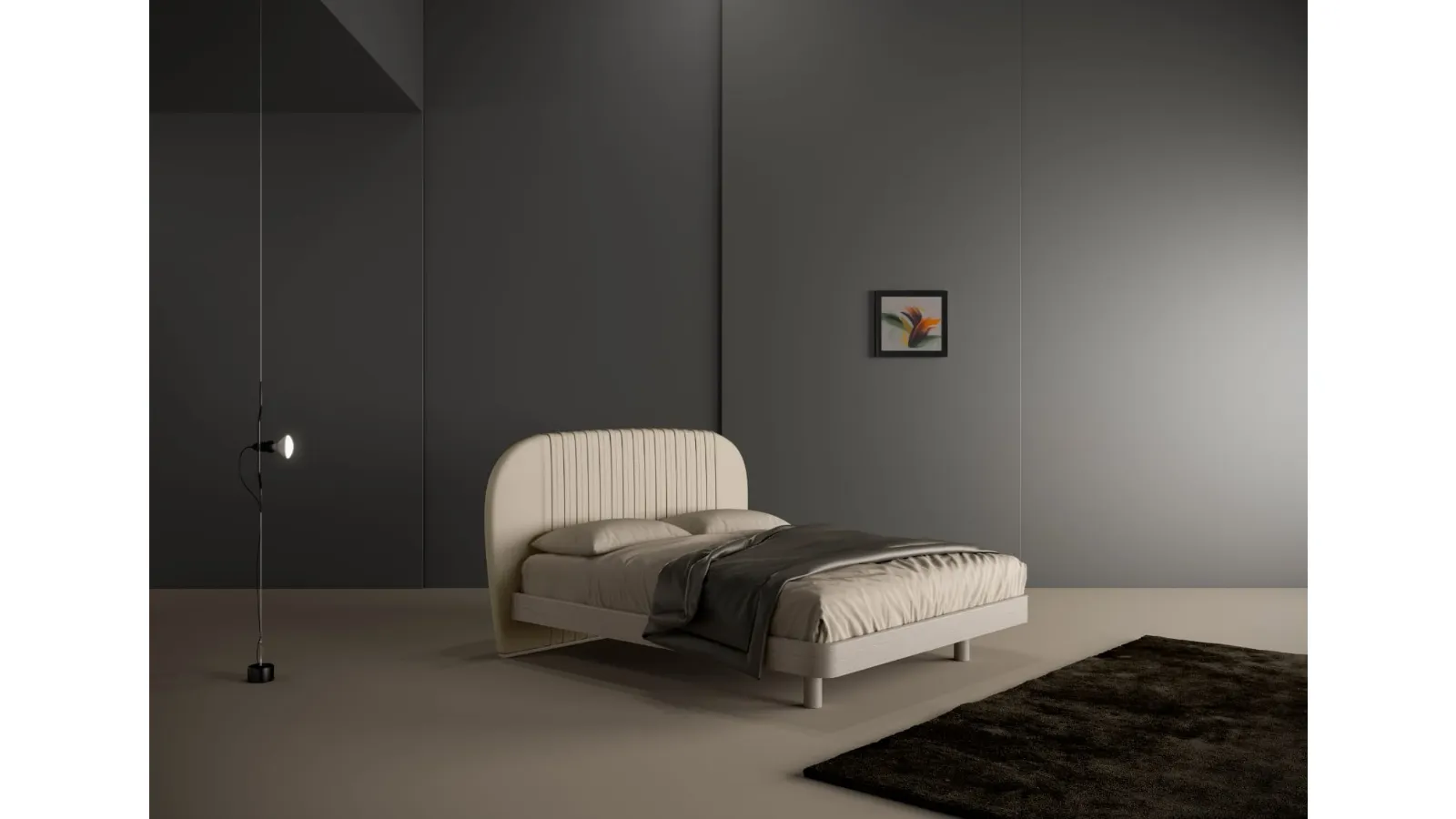 Letto in pelle Hermes di Fazzini