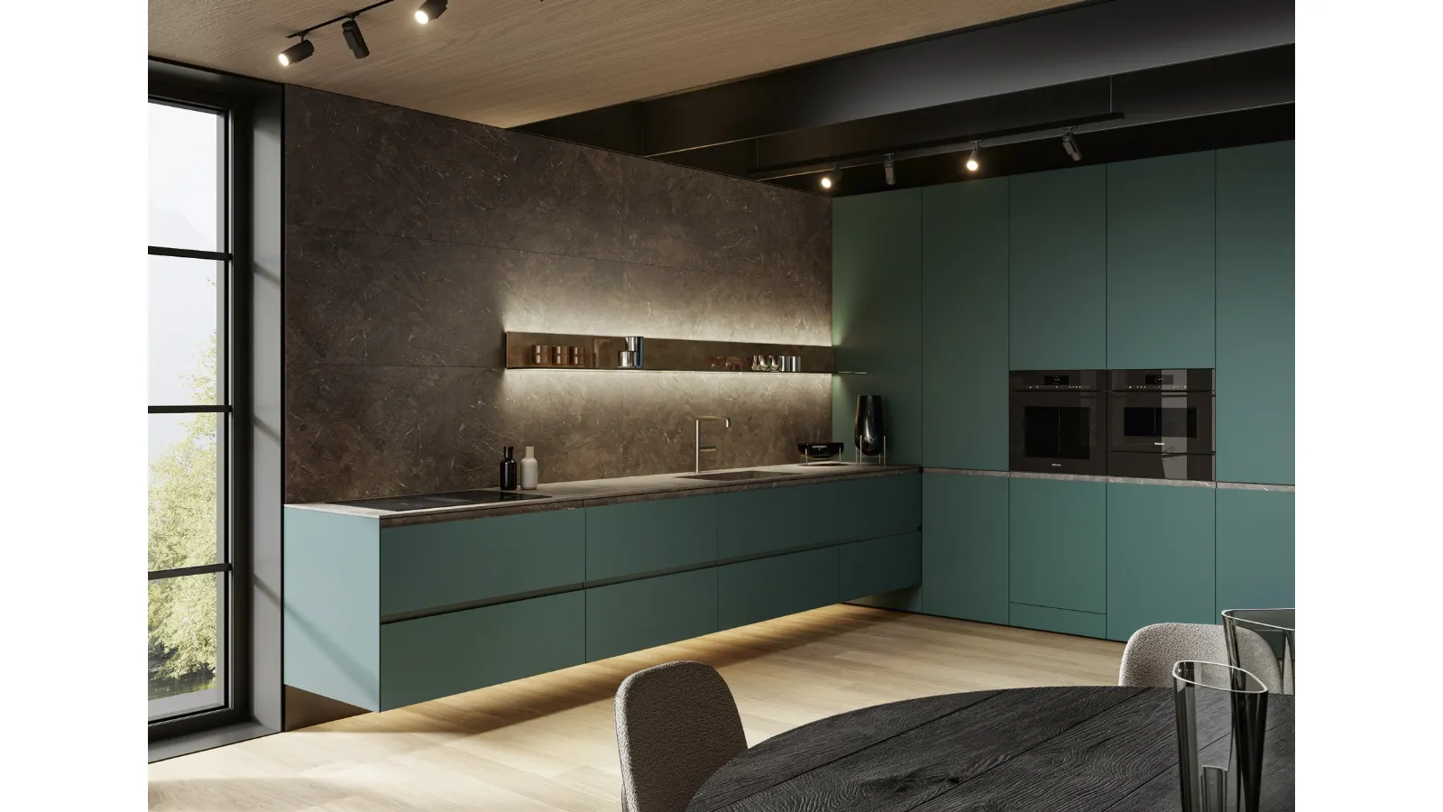 Cucina Design 36e8 Cut Project 2820 di Lago